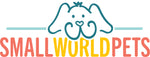 Small World Pets logo for pet toys and shelter animal relief 